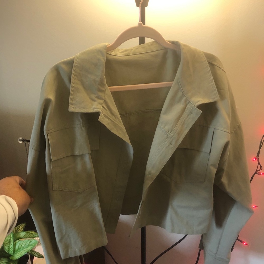 Green SHEIN Jacket🌸